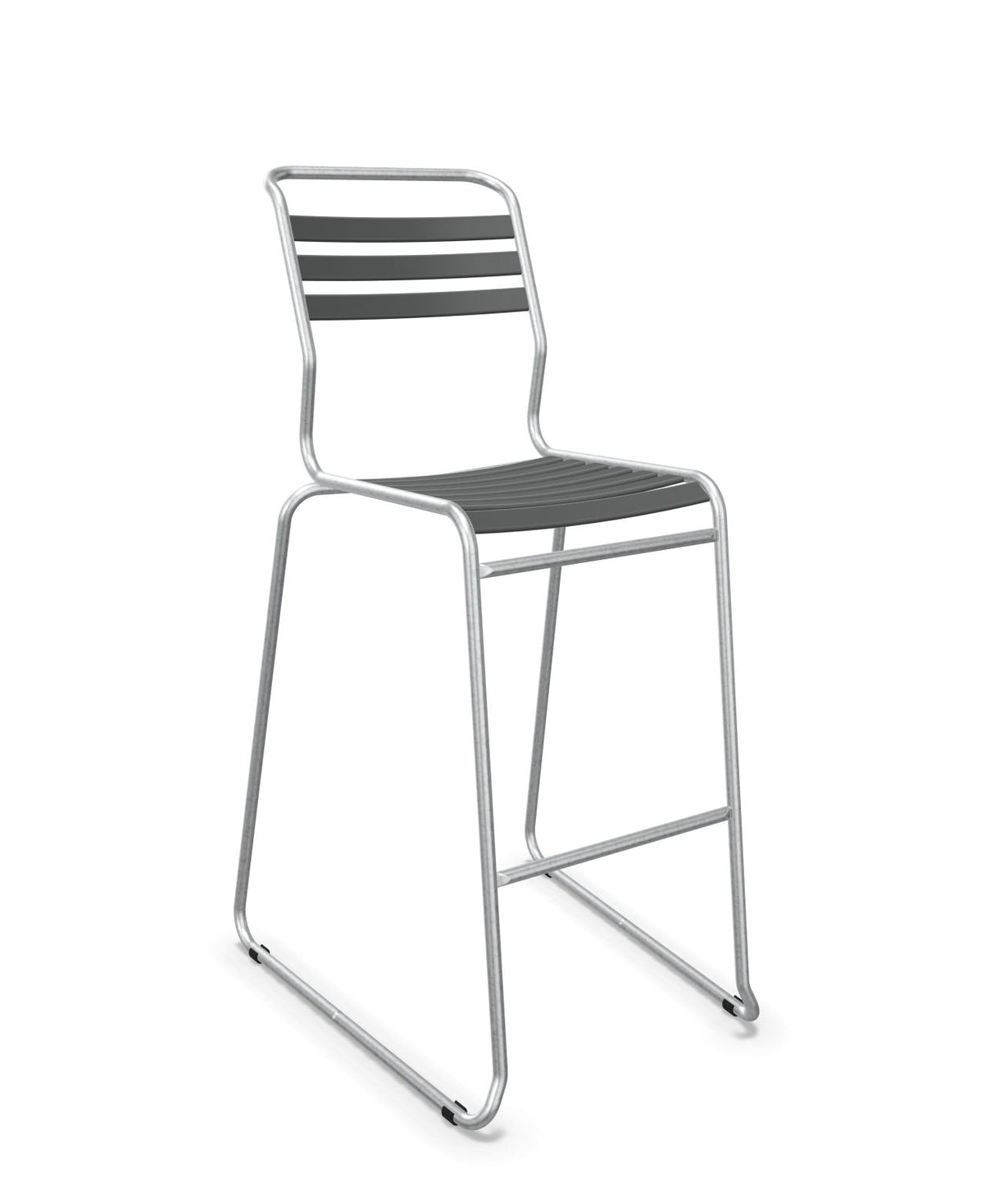 Schaffner Säntis Tabouret de bar luge à lattes 