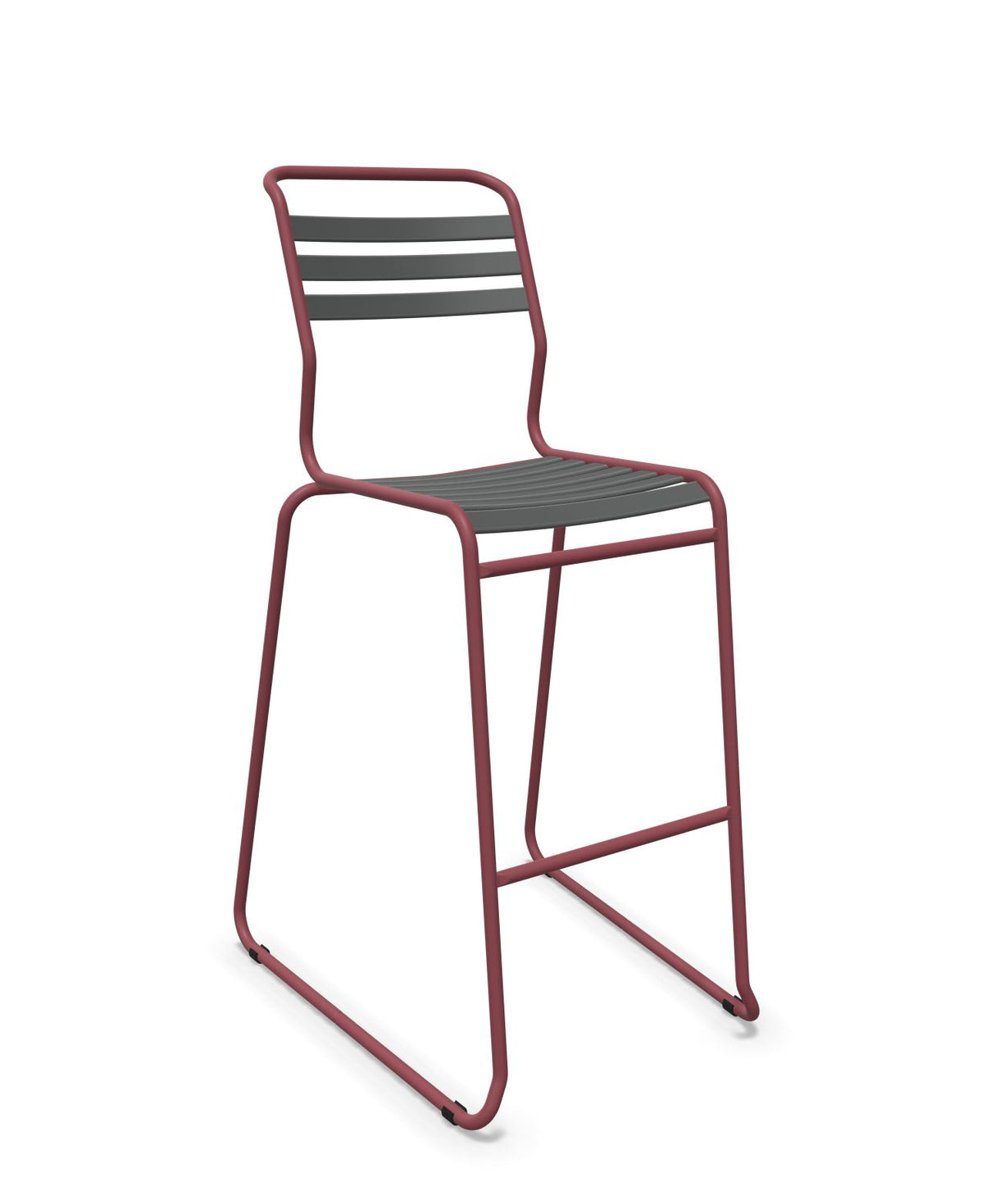 Schaffner Säntis Tabouret de bar luge à lattes 