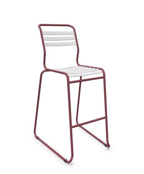 Schaffner Säntis Tabouret de bar luge à lattes 
