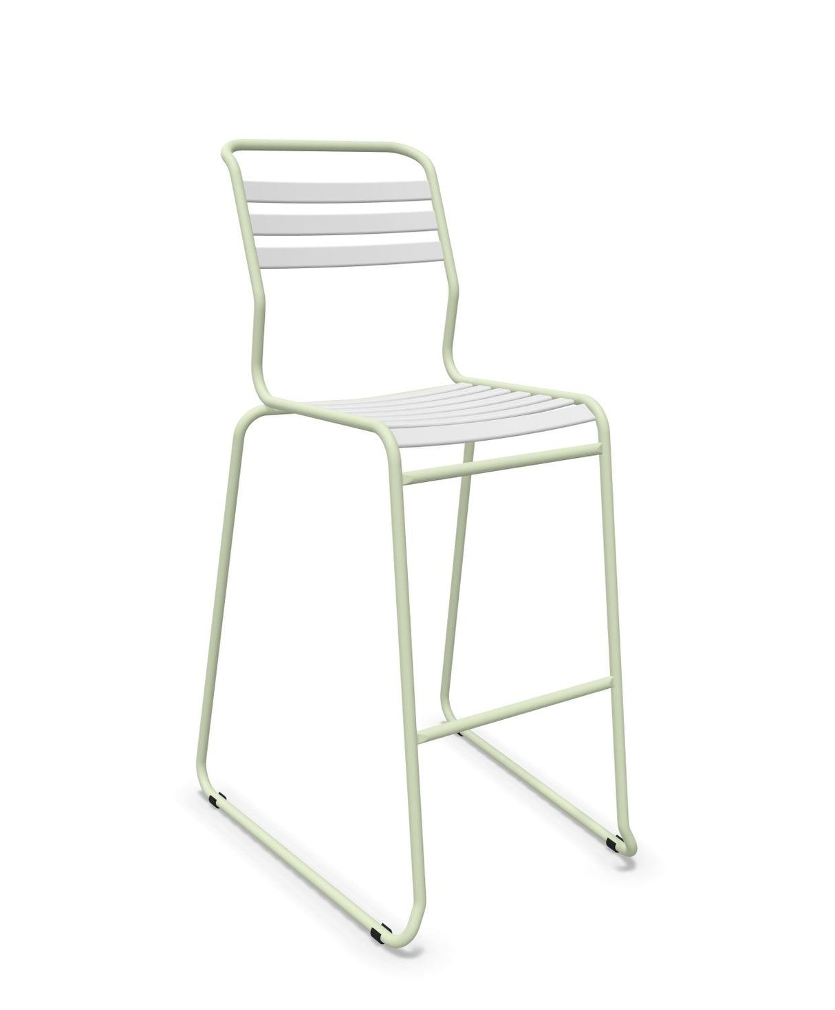 Schaffner Säntis Tabouret de bar luge à lattes 