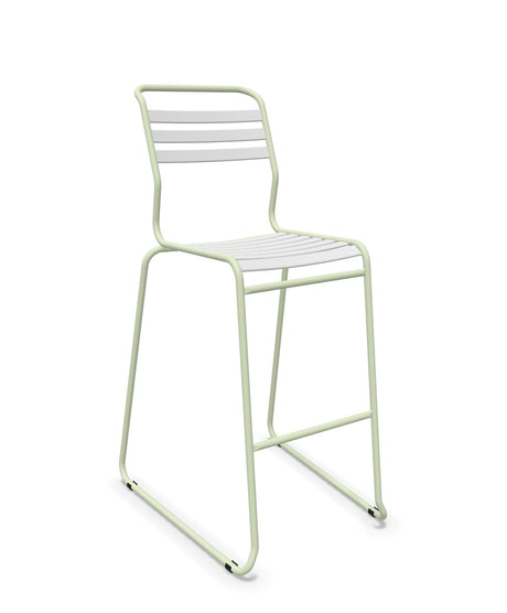 Schaffner Säntis Tabouret de bar luge à lattes 