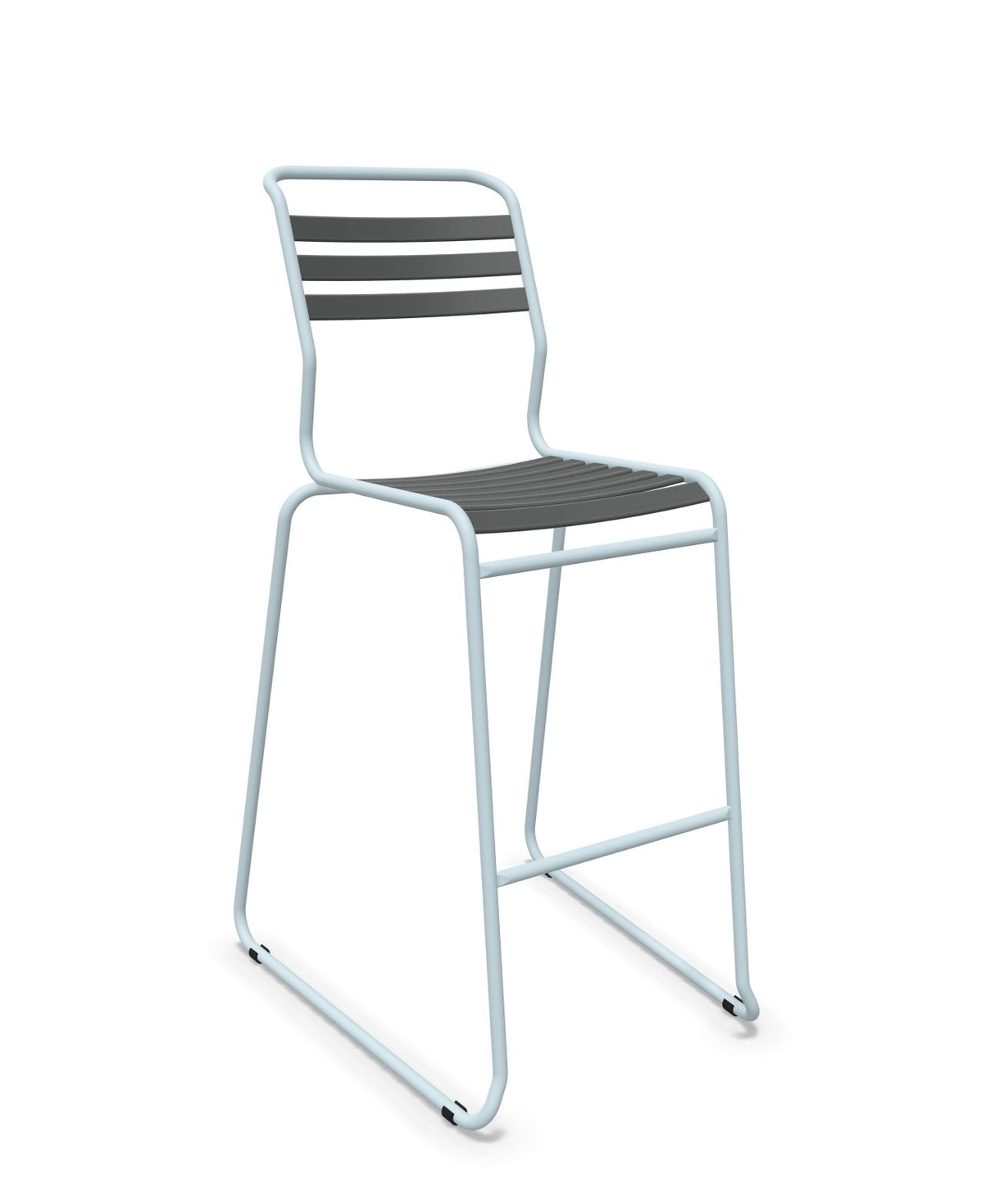 Schaffner Säntis Tabouret de bar luge à lattes 