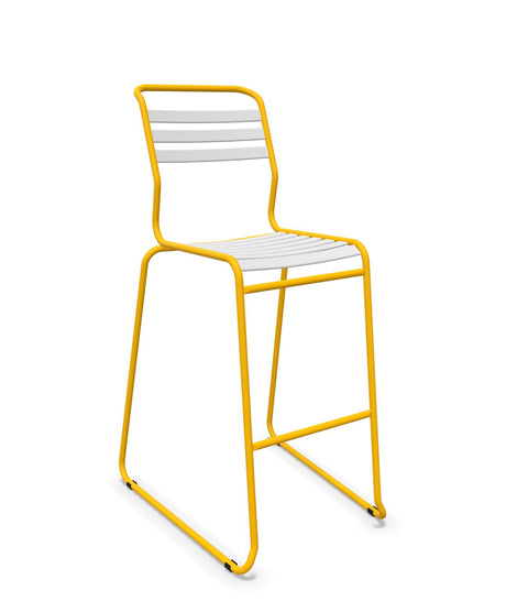 Schaffner Säntis Tabouret de bar luge à lattes 