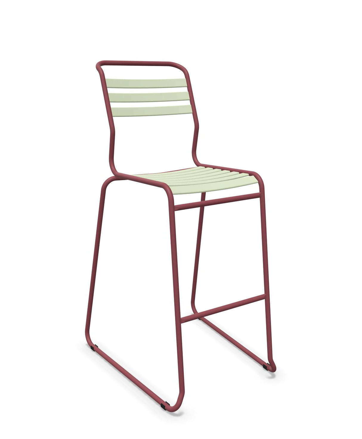 Schaffner Säntis Tabouret de bar luge à lattes 