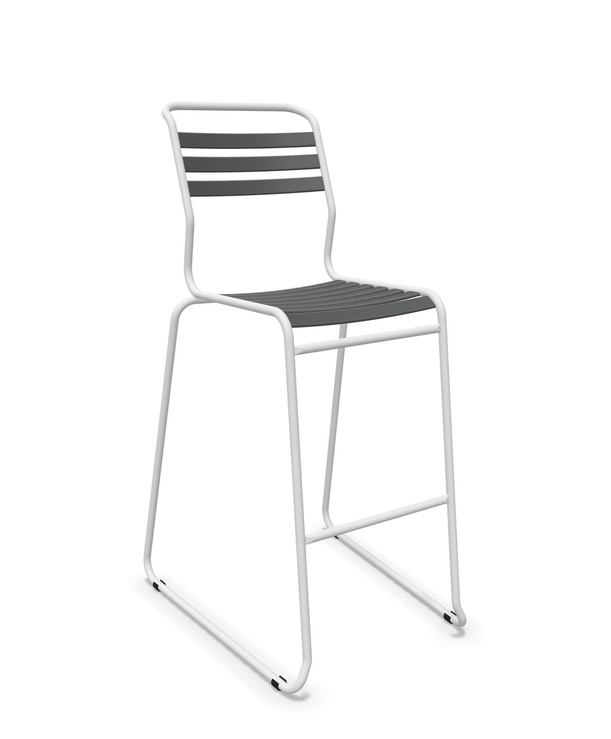 Schaffner Säntis Tabouret de bar luge à lattes 