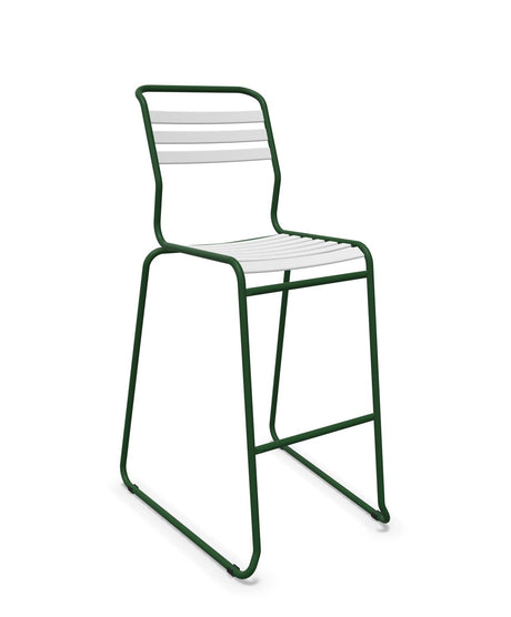Schaffner Säntis Tabouret de bar luge à lattes 