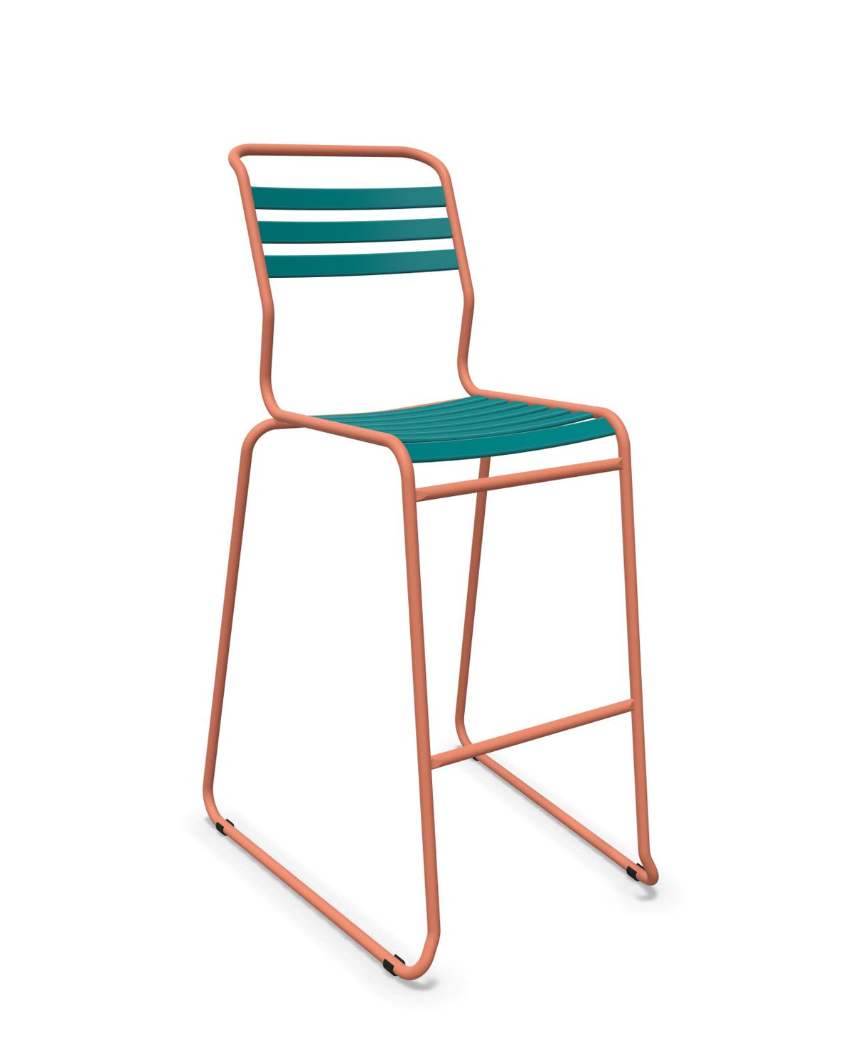 Schaffner Säntis Tabouret de bar luge à lattes 
