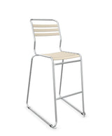 Schaffner Säntis Tabouret de bar luge à lattes Sable Pastel 15 Galvanisé à chaud 02 