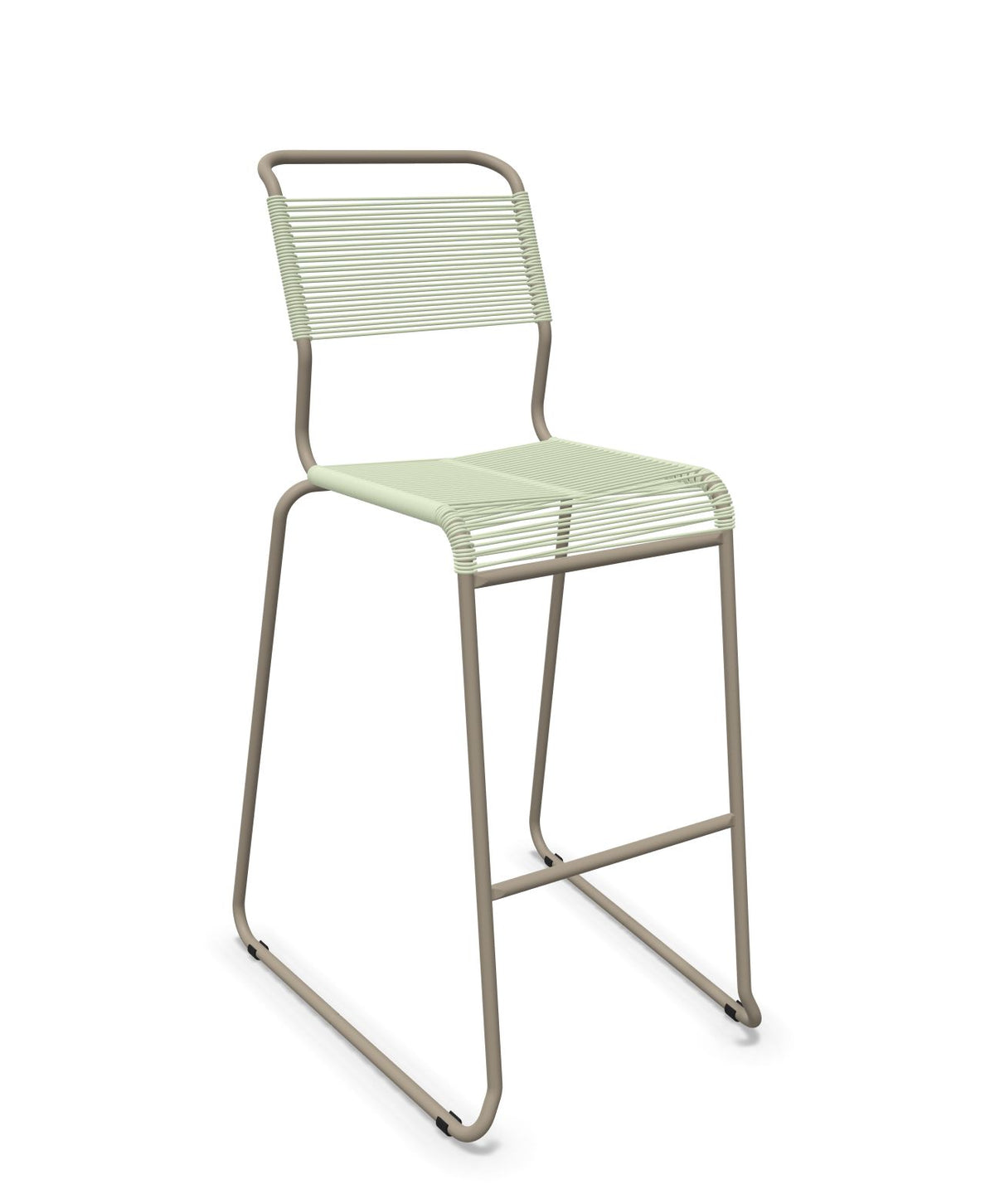 Schaffner Säntis Tabouret de bar Spaghetti luge sans accoudoirs 