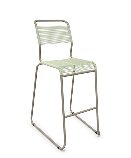 Schaffner Säntis Tabouret de bar Spaghetti luge sans accoudoirs 