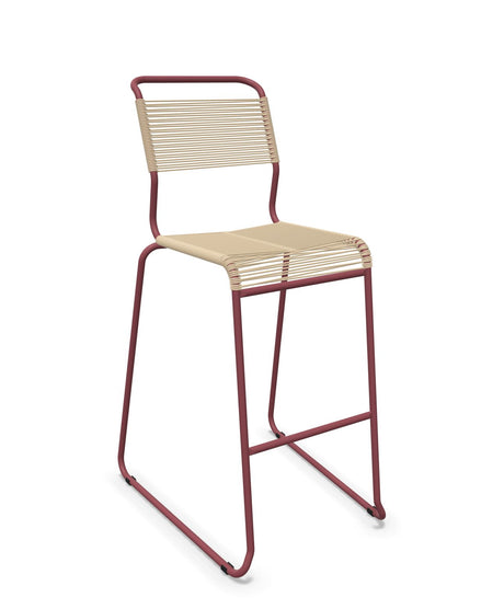 Schaffner Säntis Tabouret de bar Spaghetti luge sans accoudoirs 