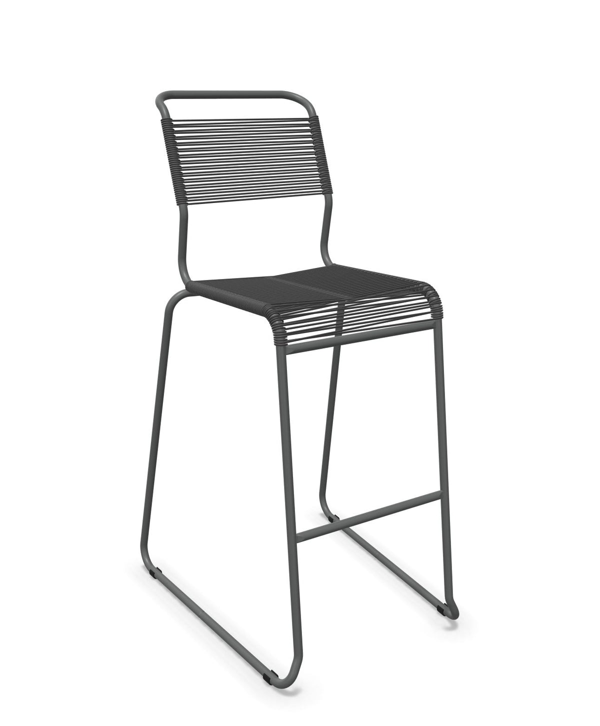 Schaffner Säntis Tabouret de bar Spaghetti luge sans accoudoirs 