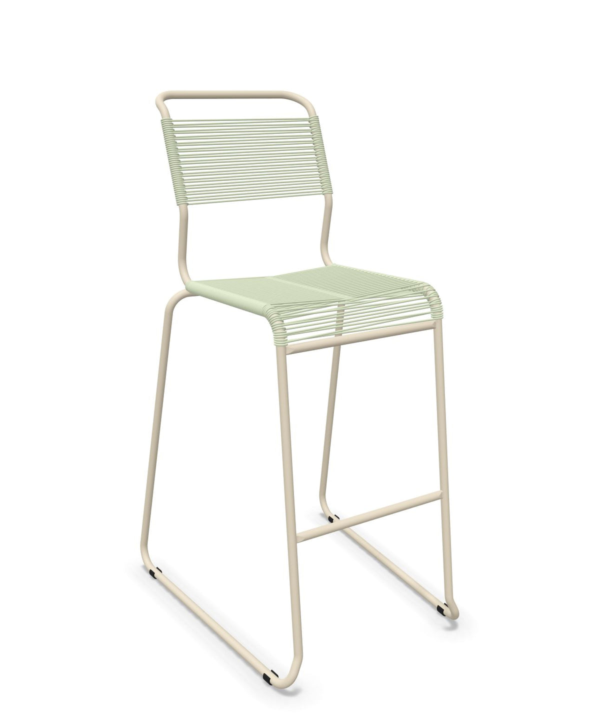 Schaffner Säntis Tabouret de bar Spaghetti luge sans accoudoirs 