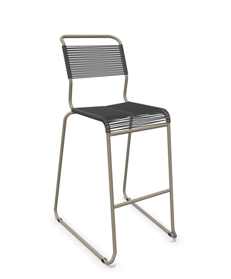 Schaffner Säntis Tabouret de bar Spaghetti luge sans accoudoirs 