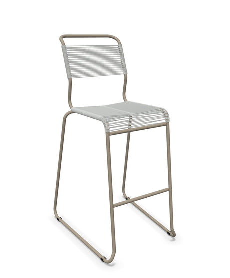 Schaffner Säntis Tabouret de bar Spaghetti luge sans accoudoirs 