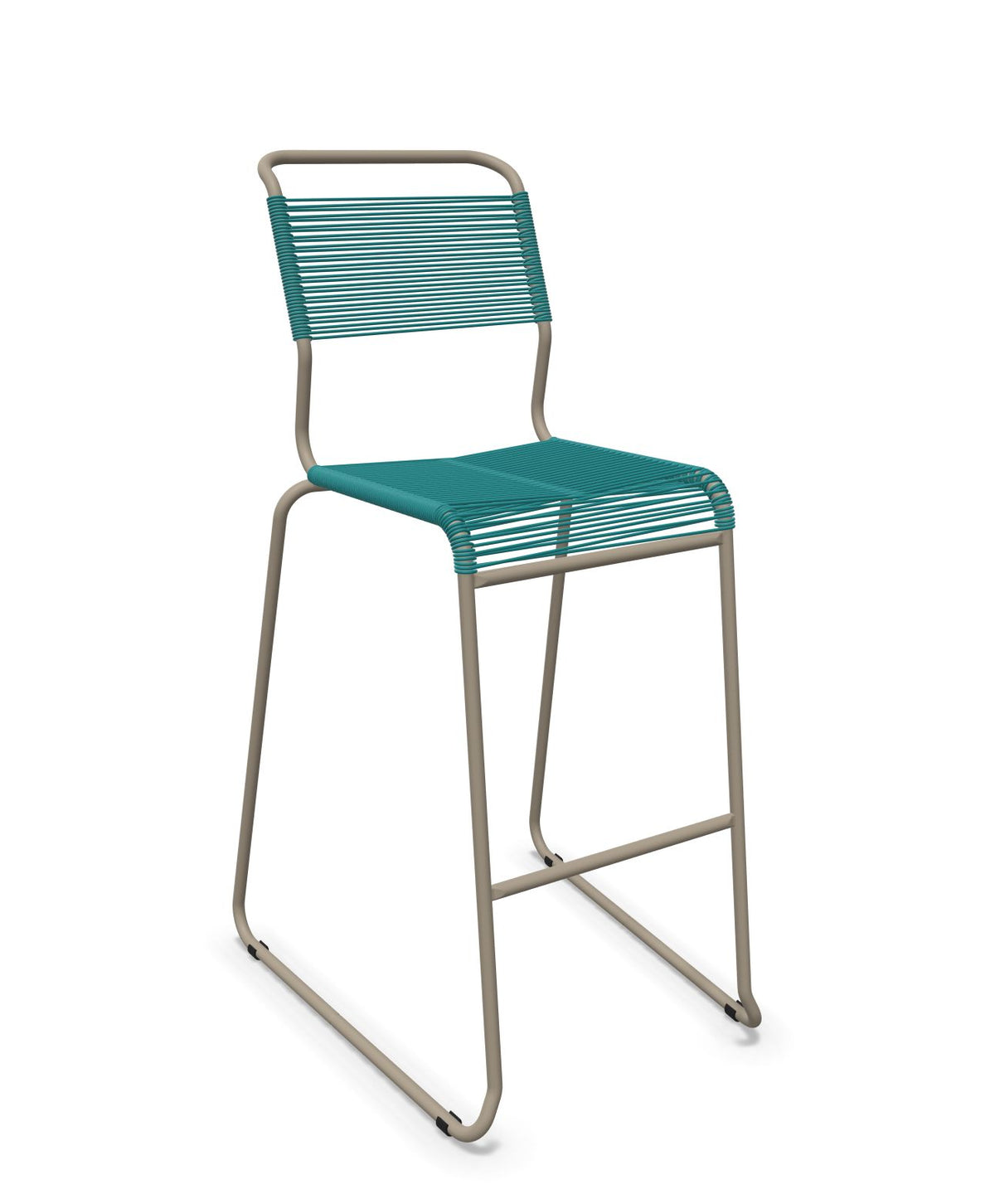 Schaffner Säntis Tabouret de bar Spaghetti luge sans accoudoirs 