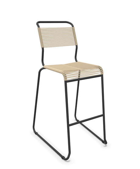 Schaffner Säntis Tabouret de bar Spaghetti luge sans accoudoirs 