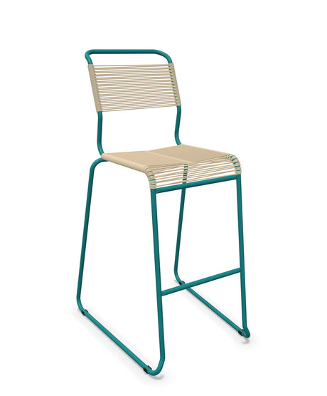 Schaffner Säntis Tabouret de bar Spaghetti luge sans accoudoirs 