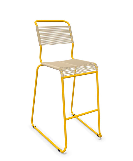 Schaffner Säntis Tabouret de bar Spaghetti luge sans accoudoirs 