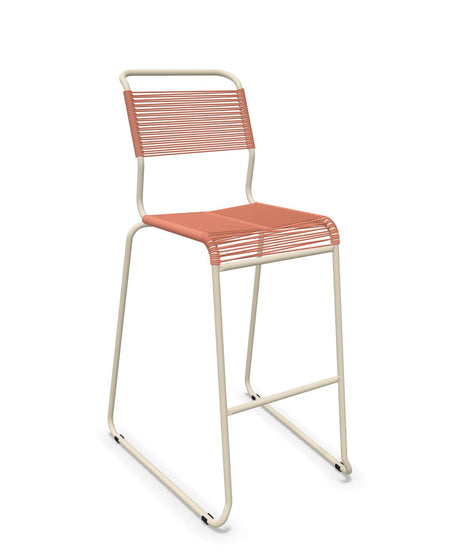 Schaffner Säntis Tabouret de bar Spaghetti luge sans accoudoirs 