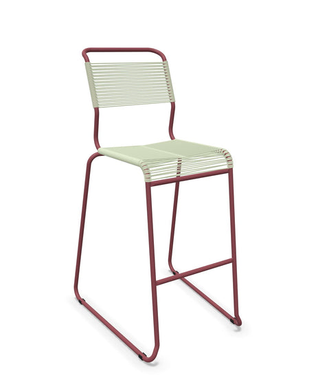 Schaffner Säntis Tabouret de bar Spaghetti luge sans accoudoirs 