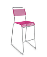 Schaffner Säntis Tabouret de bar Spaghetti luge sans accoudoirs Rose 41 Galvanisé à chaud 02 