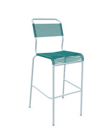Schaffner Säntis Tabouret de bar Spaghetti sans accoudoirs Bleu Kali 56 Bleu Pastel 51 