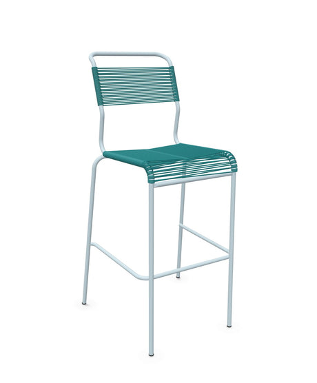 Schaffner Säntis Tabouret de bar Spaghetti sans accoudoirs Bleu Kali 56 Bleu Pastel 51 