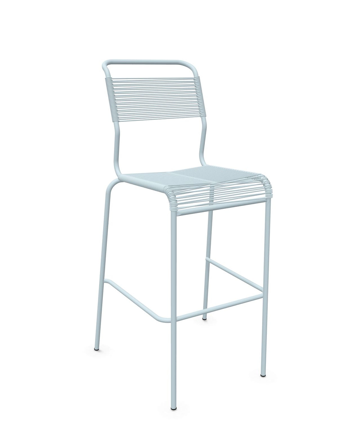 Schaffner Säntis Tabouret de bar Spaghetti sans accoudoirs Bleu Pastel 51 Bleu Pastel 51 