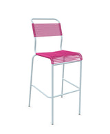 Schaffner Säntis Tabouret de bar Spaghetti sans accoudoirs Rose 41 Bleu Pastel 51 