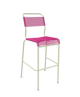 Schaffner Säntis Tabouret de bar Spaghetti sans accoudoirs Rose 41 Vert Pastel 64 