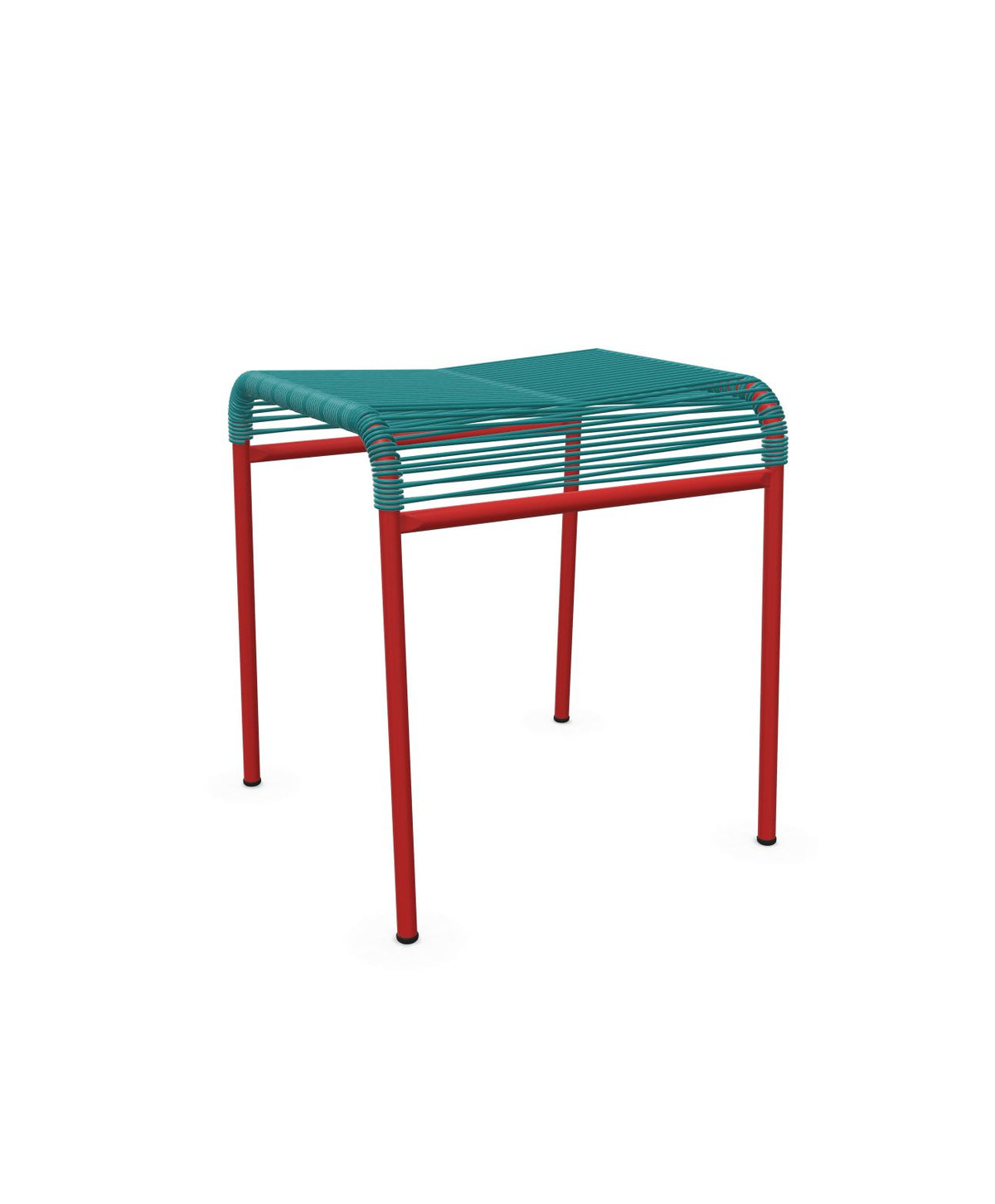 Schaffner Säntis Tabouret Spaghetti Bleu Kali 56 Rouge 30 