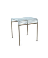 Schaffner Säntis Tabouret Spaghetti Bleu Pastel 51 Champagne 85 