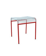 Schaffner Säntis Tabouret Spaghetti Bleu Pastel 51 Rouge 30 