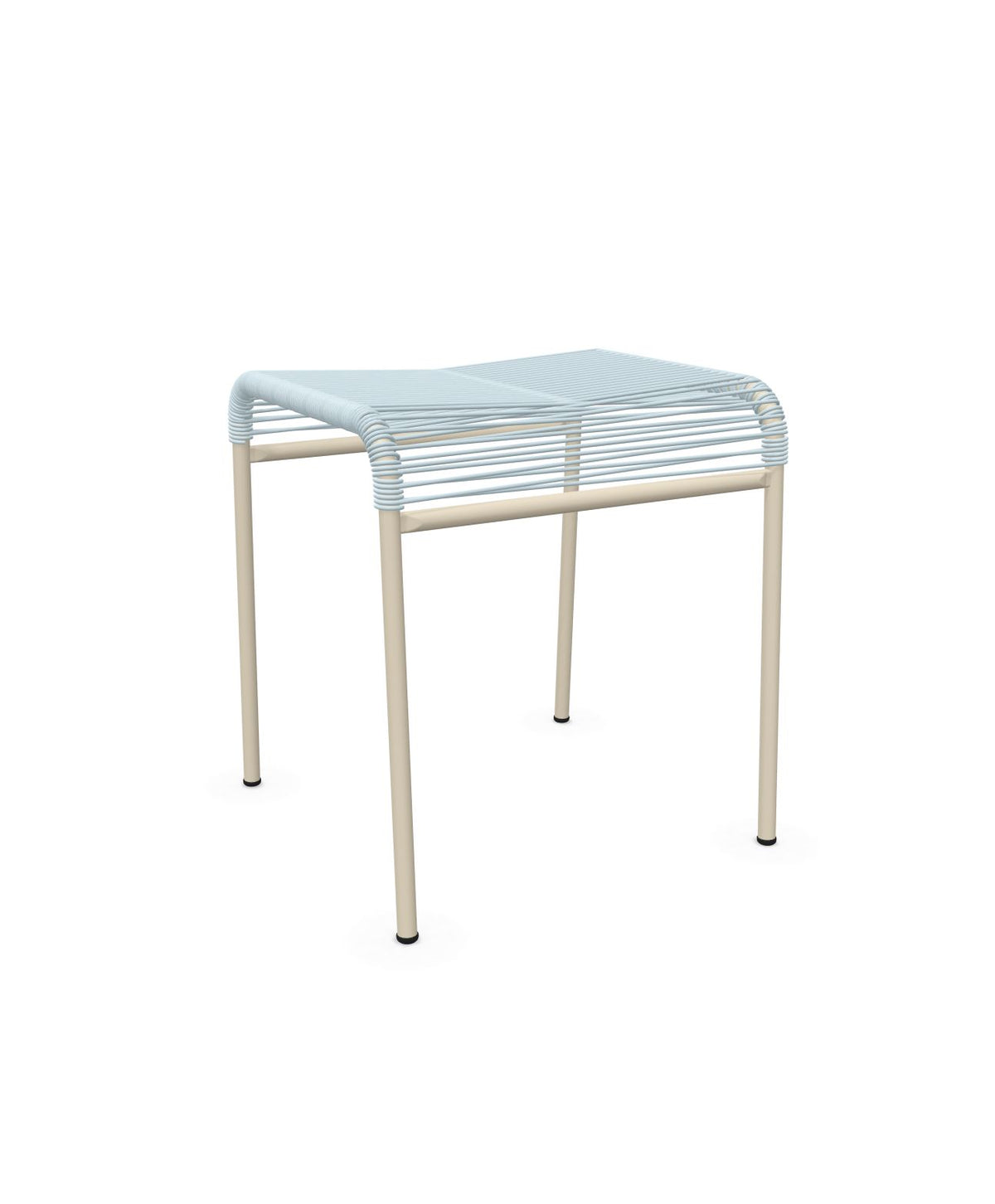 Schaffner Säntis Tabouret Spaghetti Bleu Pastel 51 Sable Pastel 15 