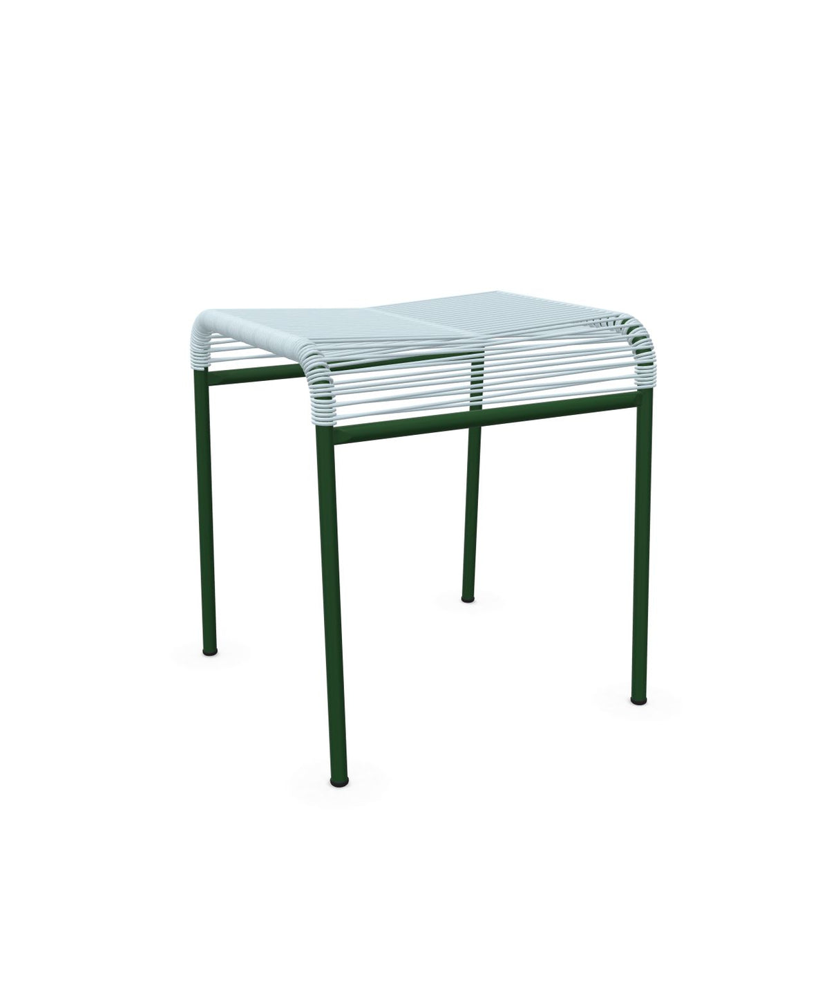Schaffner Säntis Tabouret Spaghetti Bleu Pastel 51 Vert Sapin 66 
