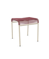 Schaffner Säntis Tabouret Spaghetti Bordeaux 38 Sable Pastel 15 