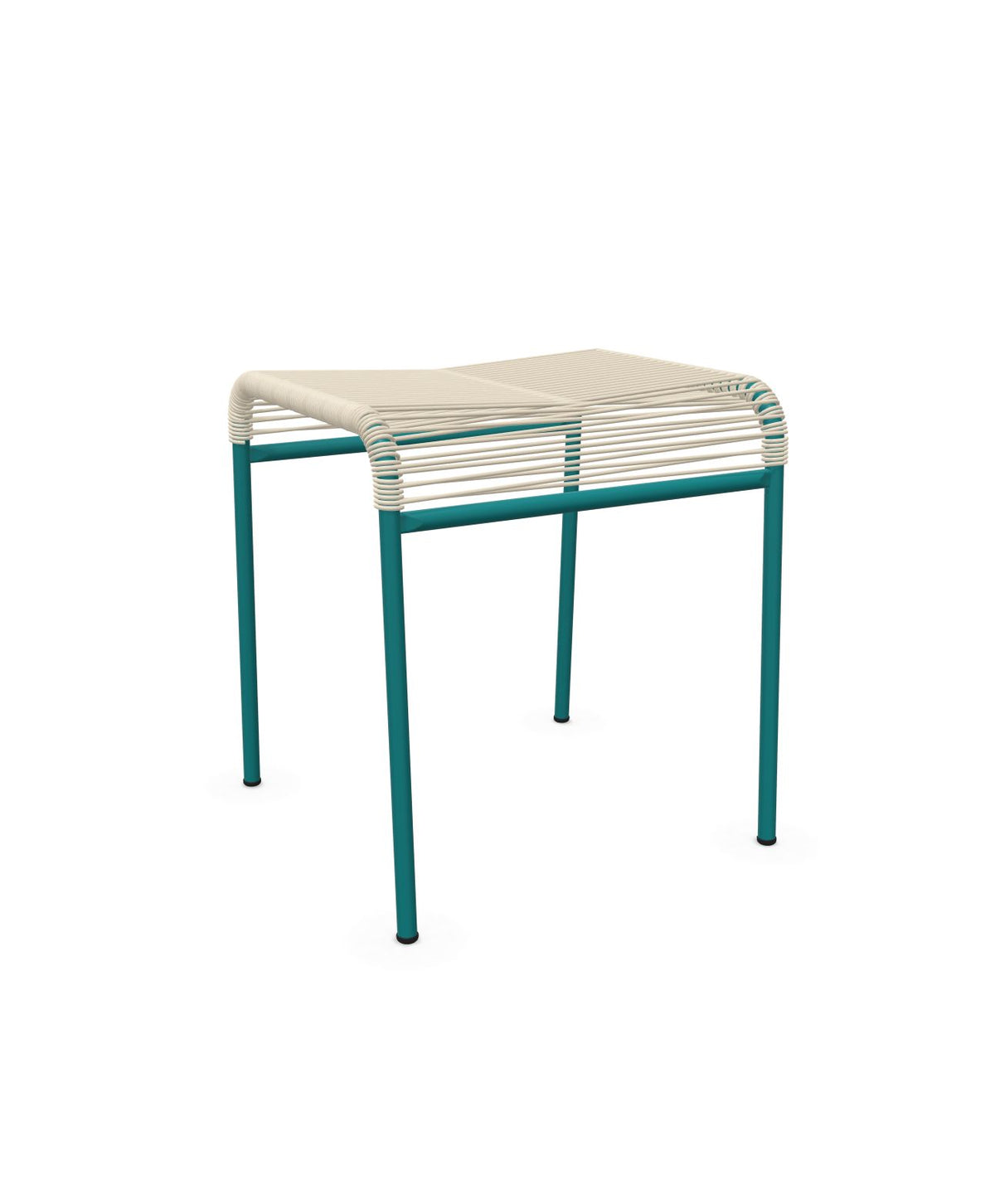 Schaffner Säntis Tabouret Spaghetti Sable Pastel 15 Bleu Kali 56 