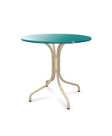 Schaffner St. Moritz Table repas fixe Ø80cm Bleu Kali 56 Marron Pastel 83 