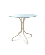 Schaffner St. Moritz Table repas fixe Ø80cm Bleu Pastel 51 Sable Pastel 15 