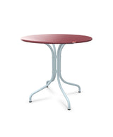 Schaffner St. Moritz Table repas fixe Ø80cm Bordeaux 38 Bleu Pastel 51 