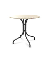 Schaffner St. Moritz Table repas fixe Ø80cm Sable Pastel 15 Anthracite 77 