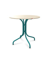 Schaffner St. Moritz Table repas fixe Ø80cm Sable Pastel 15 Bleu Kali 56 