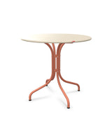 Schaffner St. Moritz Table repas fixe Ø80cm Sable Pastel 15 Terracotta 84 