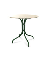 Schaffner St. Moritz Table repas fixe Ø80cm Sable Pastel 15 Vert Sapin 66 