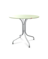 Schaffner St. Moritz Table repas fixe Ø80cm Vert Pastel 64 Galvanisé à chaud 02 