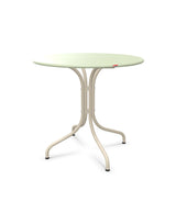 Schaffner St. Moritz Table repas fixe Ø80cm Vert Pastel 64 Sable Pastel 15 