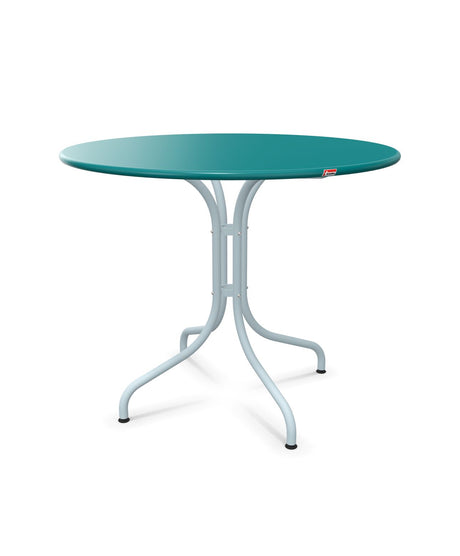 Schaffner St. Moritz Table repas fixe Ø90cm Bleu Kali 56 Bleu Pastel 51 