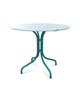 Schaffner St. Moritz Table repas fixe Ø90cm Bleu Pastel 51 Bleu Kali 56 
