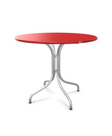 Schaffner St. Moritz Table repas fixe Ø90cm Rouge 30 Galvanisé à chaud 02 